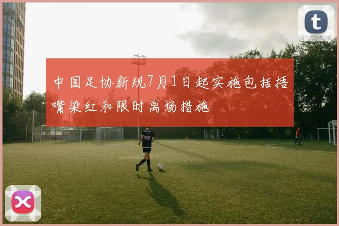 中国足协新规7月1日起实施包括捂嘴染红和限时离场措施